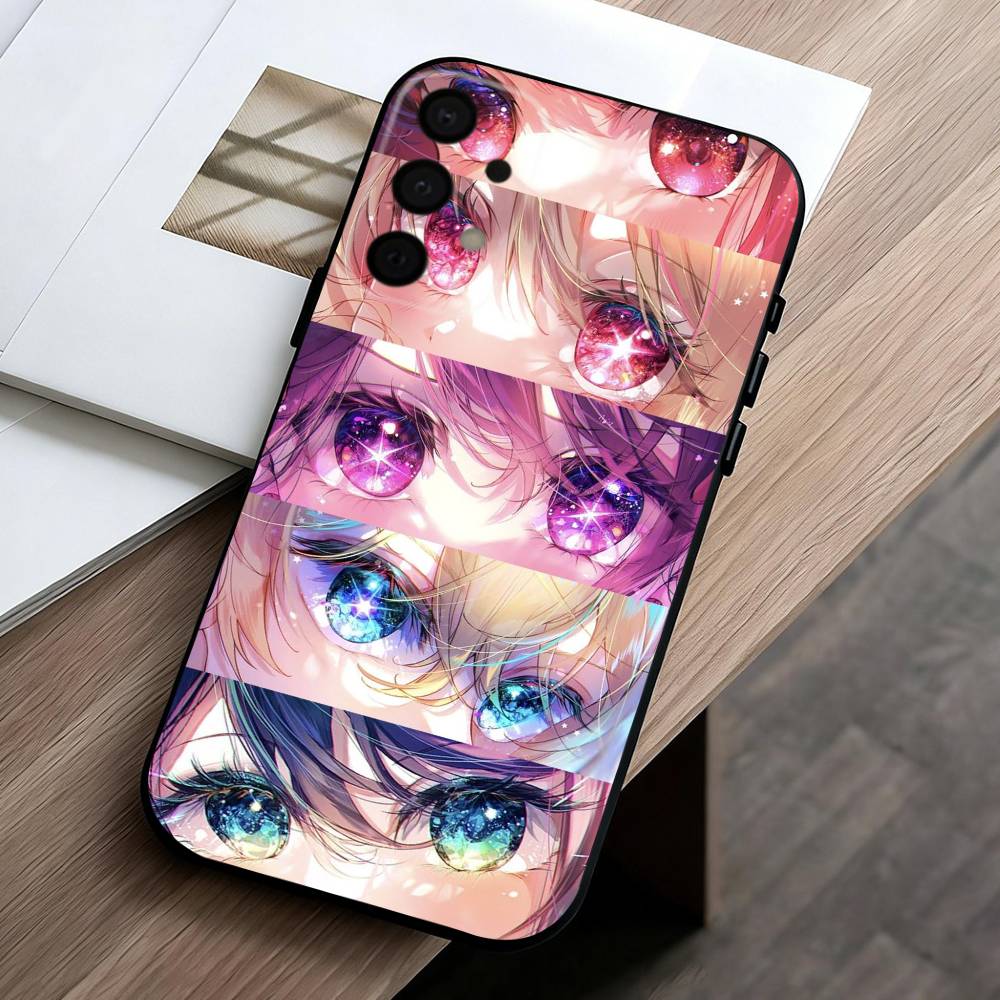 O-Oshi No Ko A-Anime Phone Case For Samsung Galaxy A73,A72,A71,A70,A53,A52,A51,Soft Silicone Black Cover