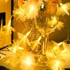 1.5/3/6M Artificial Optical fiber flower String Lights Battery Powered Fairy Lights Wedding Christmas New Year Party Garland Decor Supplies