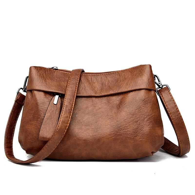 

Винтажная квадратная сумка подмышку 2024 года, новинка зимы, высококачественная женская дизайнерская сумка из искусственной кожи, роскошная брендовая сумка через плечо, кошельки для телефонов коричневый