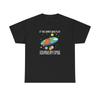 Zabawny T-shirt Unisex dla Miłośnika Kotów, Koszulka Ziemia Płaska Kot Zepchnął Wszystko, Nowość