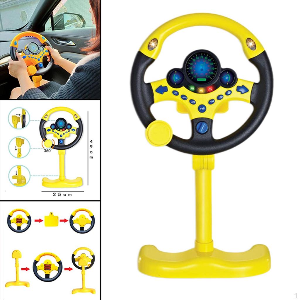 Interactive Kids Steering Wheel Toy with Educational Sounds
