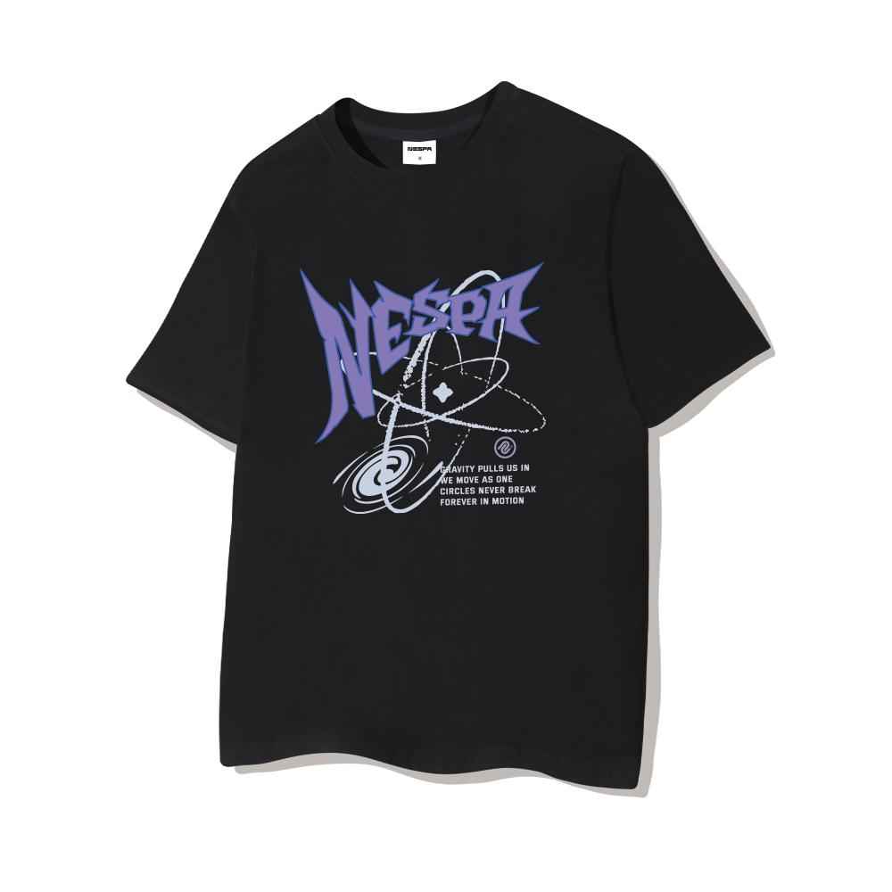 Neseupaseutyudio Orbit Motion Oversized Short Sleeve T-Shirt 4 Colors [Nsse_1004]