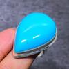 Arizona Turquoise Gemstone 925 Sterling Silver Jewelry Ring Size 8