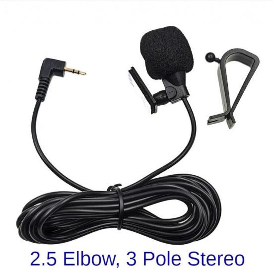 Car Microphone Audio Navigation Wired Clip External Wires Auto Mics Radio 3m Long Mic Stereo 3.5mm Mono 2.5mm SM Lotus Jack PlugGood product