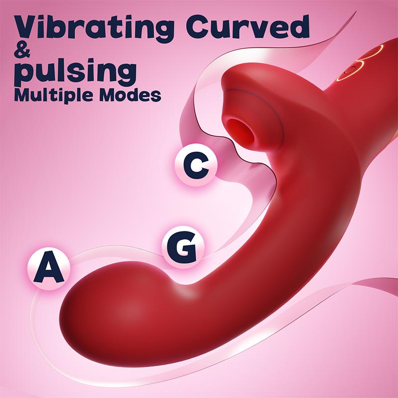 Leistungsstarker Dildovibrator mit 20 Geschwindigkeiten, weiblicher Klitoris-Sauger, Vakuum-Klitorisstimulator, Waren für Erwachsene, Fingerwackeln, Sexspielzeug für Frauen