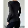 Elegant Sexy Women Long Sleeve Shirt Top Versatile Business Commuter Daily Comfort Spring Autumn New