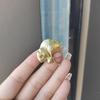 Eleganti spille color oro a forma di foglia di ginkgo per abiti da donna, per feste di nozze, spille in metallo con strass e perle, gioielli di moda.
