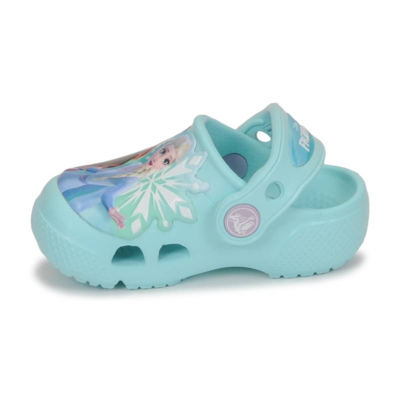 Frozen 2 X Crocs Clog Toddler Fun Lab - Anna And Elsa Kids Sneakers Blue Ice-Blue 206804-4O9