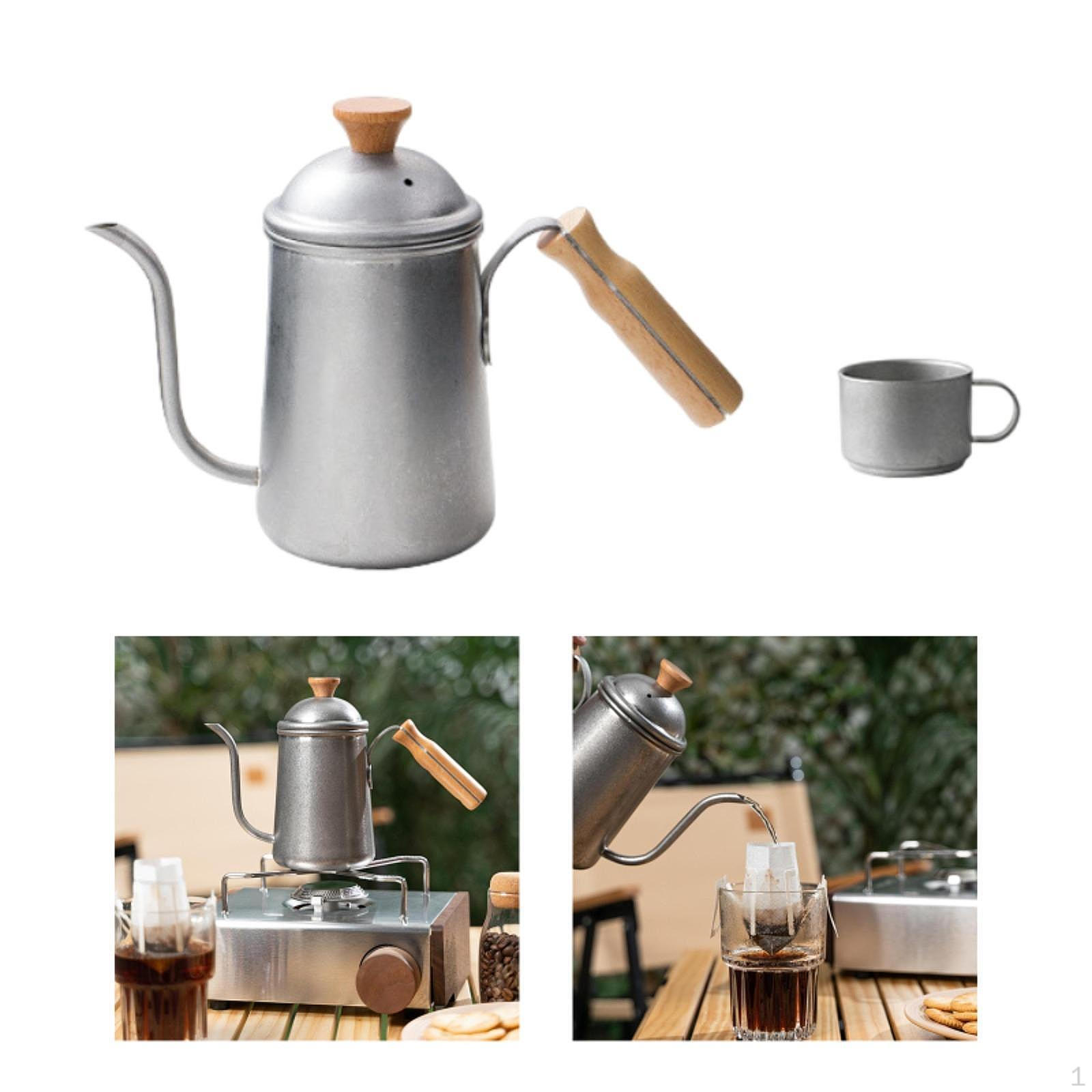 

Чайник с гибким воротом для кофе объемом 650 мл для использования дома и в кафе 1 pot 1 cup