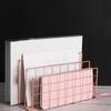 Good-Metal Mesh Desk Organizer Desktop Letter Sorter Mail Tray File Organiser Office Home Bookends Book Holder