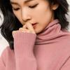 Women's 2023 Spring/Autumn Plus Size Turtleneck Wool Pullover Sweater