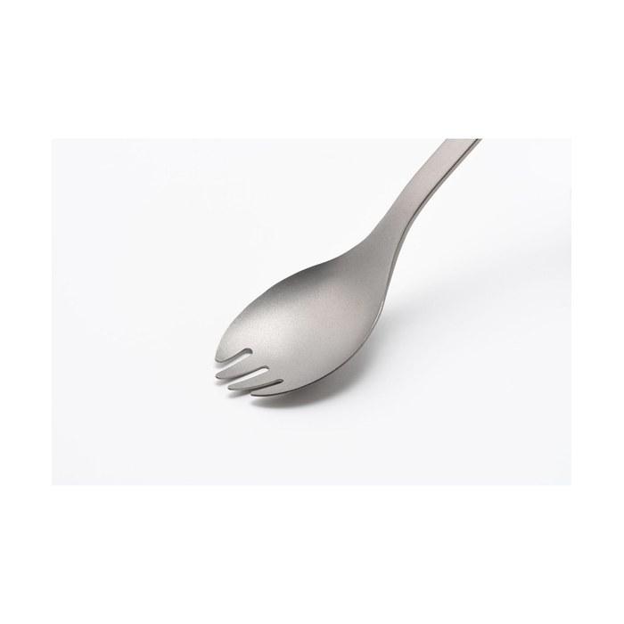 Snow Peak Recycled Titanium Pointed Spoon SCT-004RE. Silver.