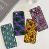 African Wax Pattern Fabric Phone Case For iPhone 17 Pro Max 16 15 13 12 11 14 Pro Max Plus 12 13 Mini 16e 17 Air Cover