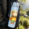 1PC Twin Country Sheep Dolls 750ml Color Plastic Sports Water Bottle Leakproof Flip Straw Lid Suitable for Sports Office Home Use