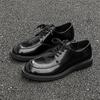 New small leather shoes men's genuine leather British business dress pointed inner height increase casual shoes men's Korean version tide 18140-J