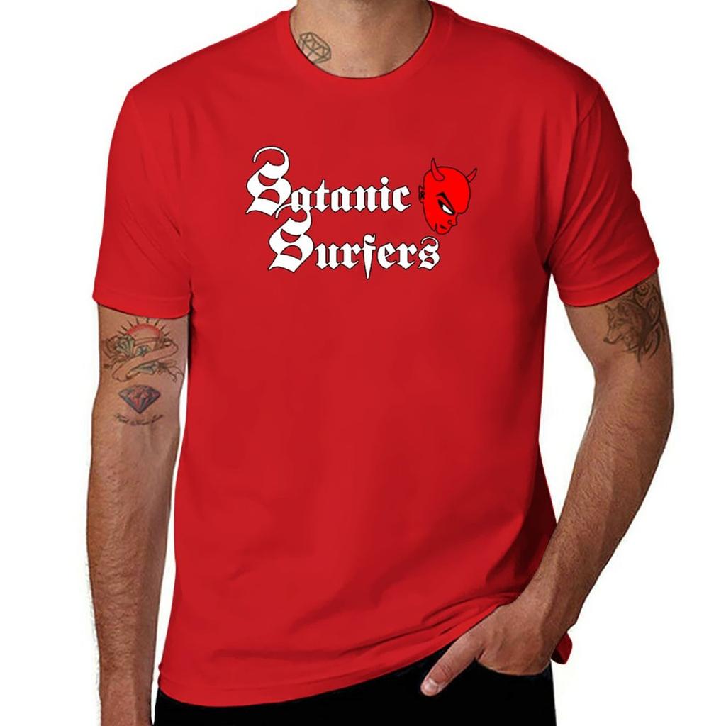 New New 03 logo satanic surfers genre punk rock TShirt plus size tops oversized t shirt Aesthetic clothing mens tall t shirts