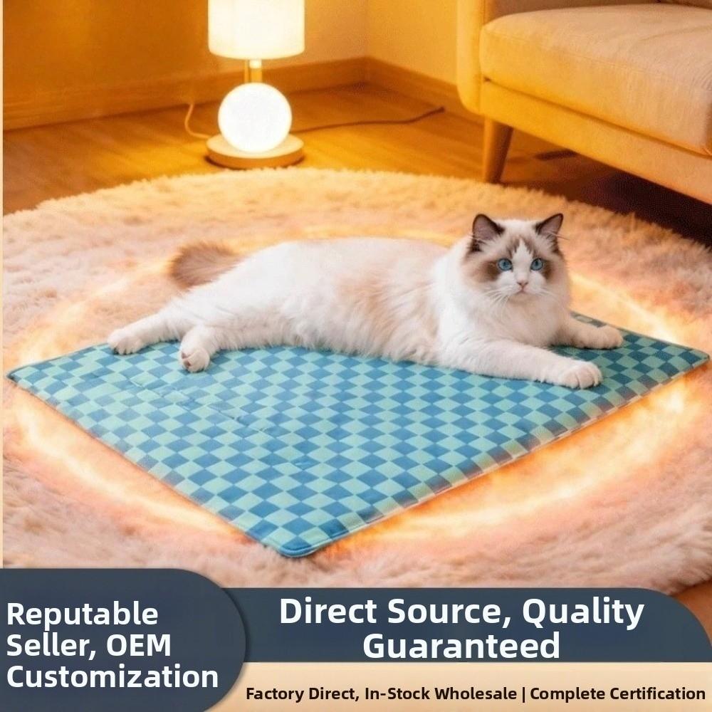 Adjustable Pet Electric Blanket Timing Dog Cat Warmer Cat Heating Pad  Autumn Winter Season