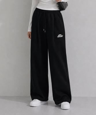 Wenil Sun Logo One-Pleat Wide Sweatpants 2 Colors [Walt_4022]