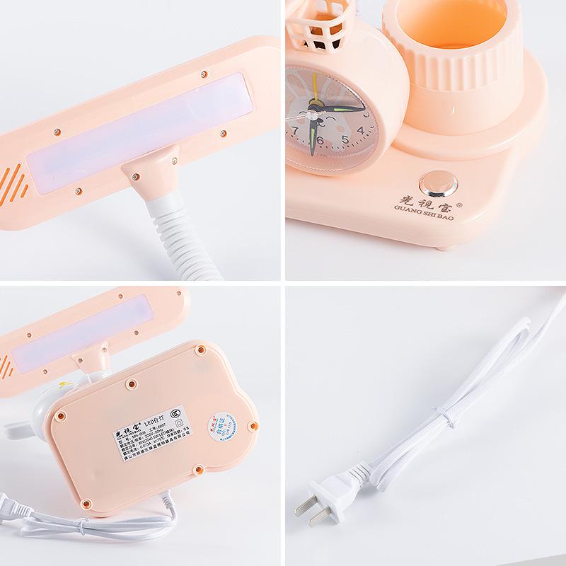 Children's Cartoon Desk Lamp - Multifunctional Bedside & Study Light for Elementary Students