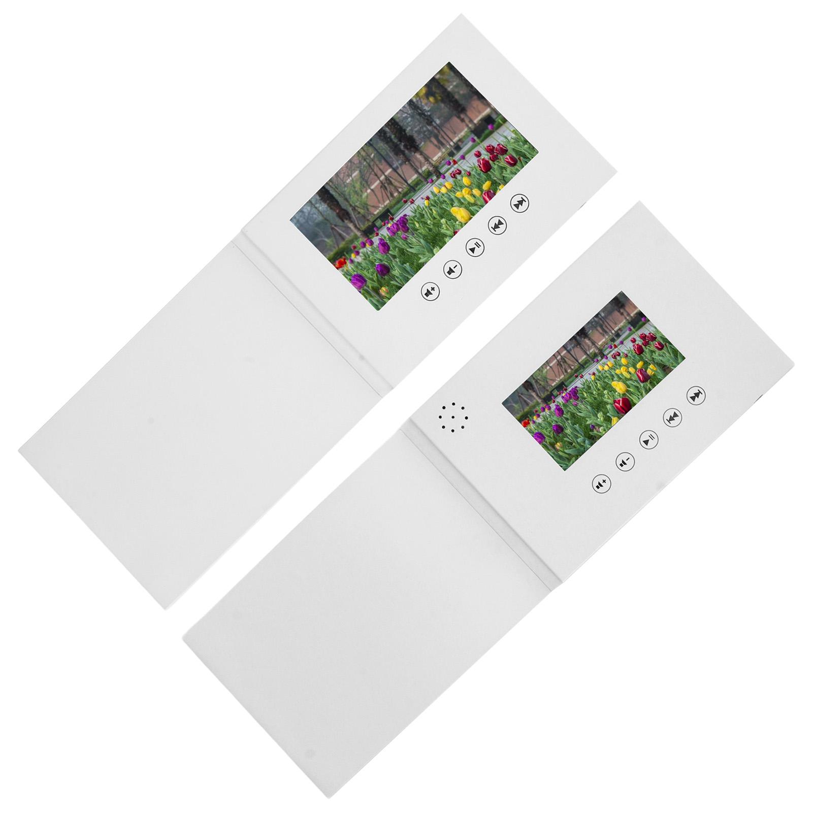 Video Greeting Card  USB Fashionable Video Greeting Card Video Brochure HD Video Playback for Wedding Decorations