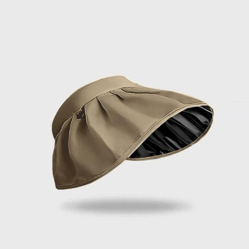 Crownless Sun Hat UPF50 Plus for Women Foldable Headband UV Protection for Summer Beach Hiking Trips