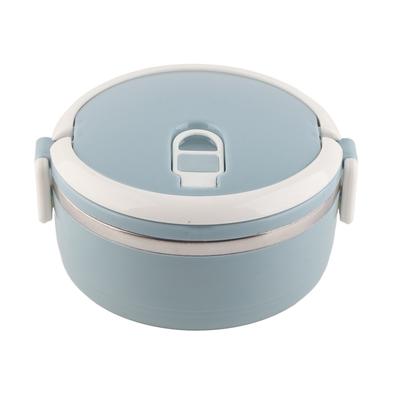 Portable Stainless Steel Blue Rice Noddles Lunch Box Food Container