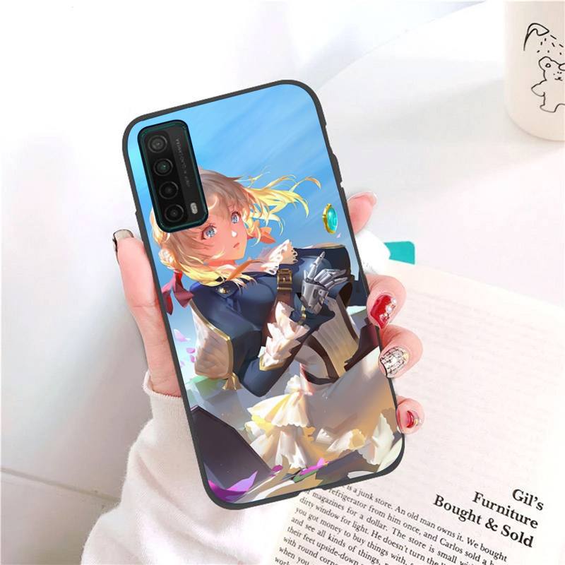 Etui na telefon Violet Evergarden dla Honor 7A Pro 7C 10i 8A 8X 8S 8 9 10 20 Lite Silikonowe Etui