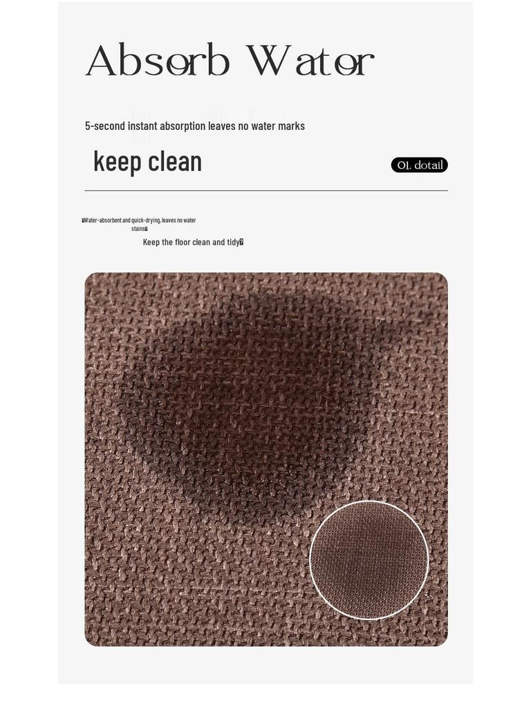 Premium Diatom Mud Anti-Slip Floor Mat - Quick Drying, Dirt-Resistant, and Highly Absorbent for Bathroom, Kitchen, and Entryways.