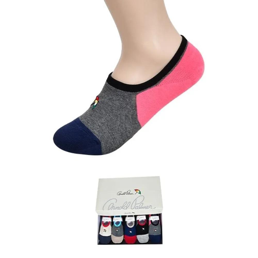 Tricolor Ringle Pattern Arnold Palmer Tricolor Ladies 3D Socks 0072hh 24cm