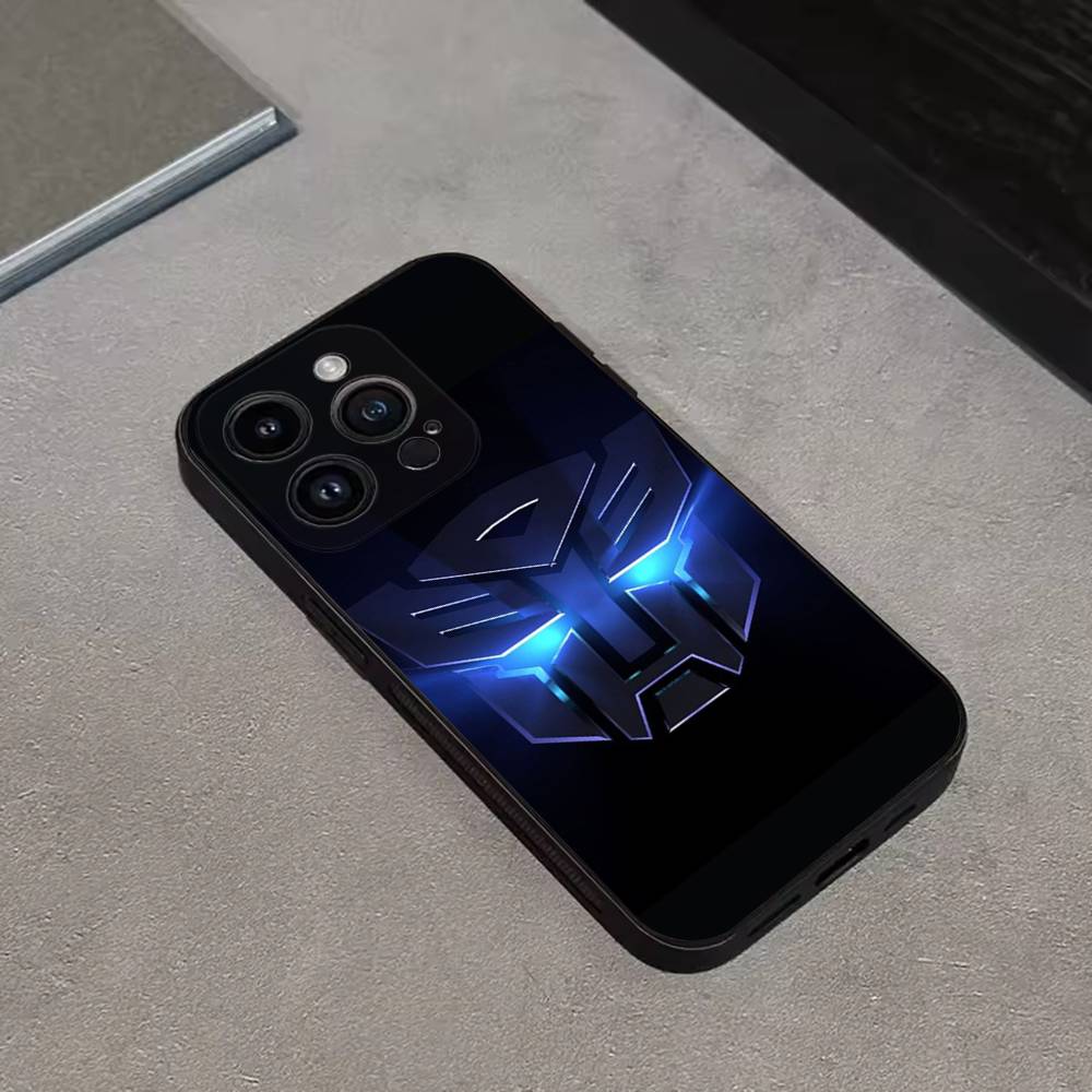 

LOGO T-Transformers COOL Phone Case For iPhone 16,15,14,13,12,11 Plus,Pro Max,XS,X,XR,SE,Mini,8,7,Soft Silicone Black Cover iPhone12PRO