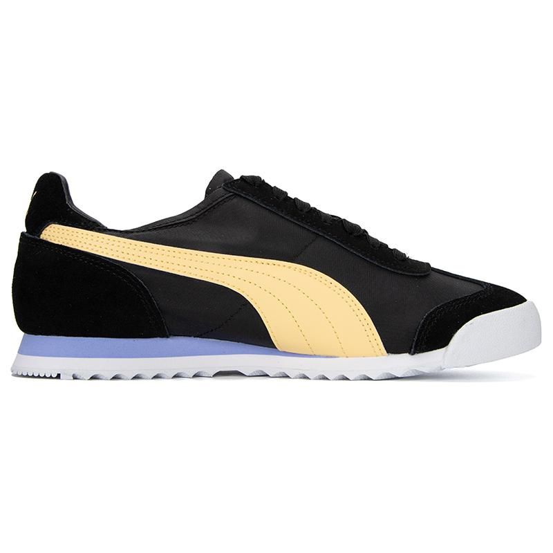 Puma Roma OG Nylon Casual Sneakers Unisex Sneakers Black White Gold 362408-37
