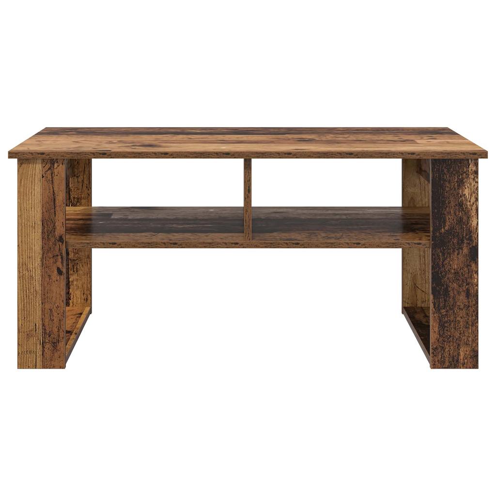 Coffee Table with Storage Reclaimed Wood Look 96 x 54 x 44 cm Engineered Wood