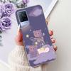 Cute Painting Phone Case For Vivo V21 V21e 4G 5G Soft Silicone TPU Back Covers For Vivo V21s V21 V21E Cases Bumpers