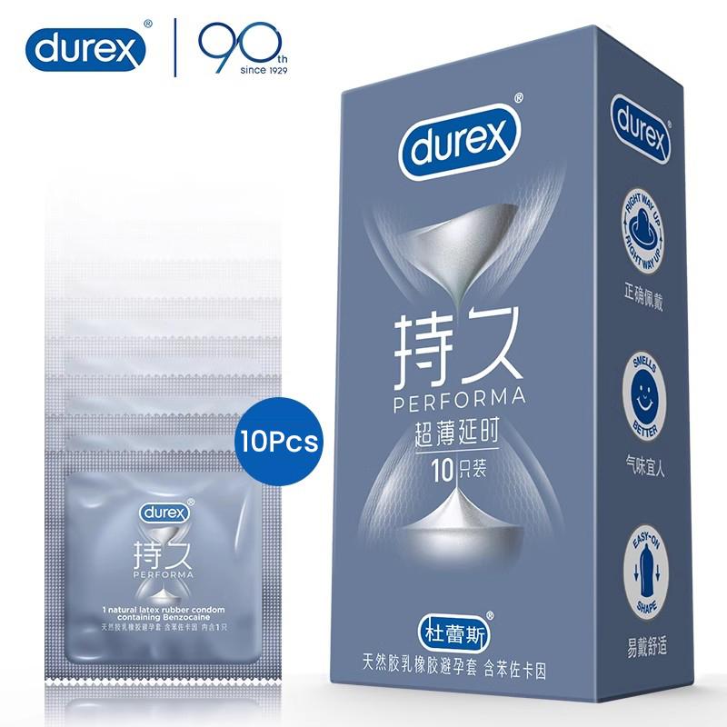 Durex Condoms Performa Fetherlite Natural Rubber Latex Condom 10 PCS