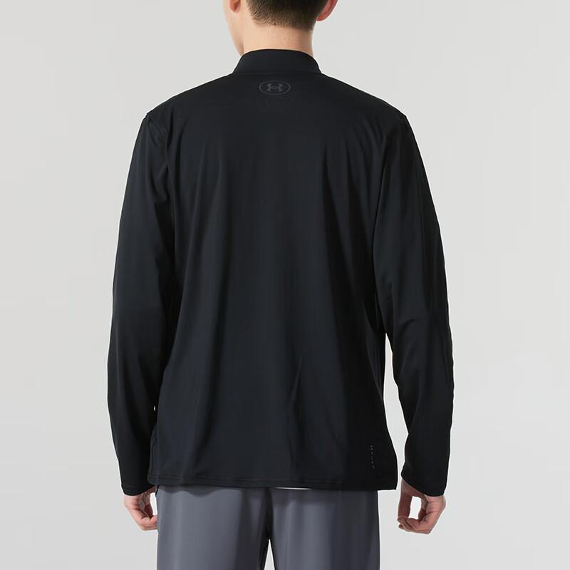 Under Armour Knitted Sports Comfortable Casual Jacket Men Jackets Black 1390051-001