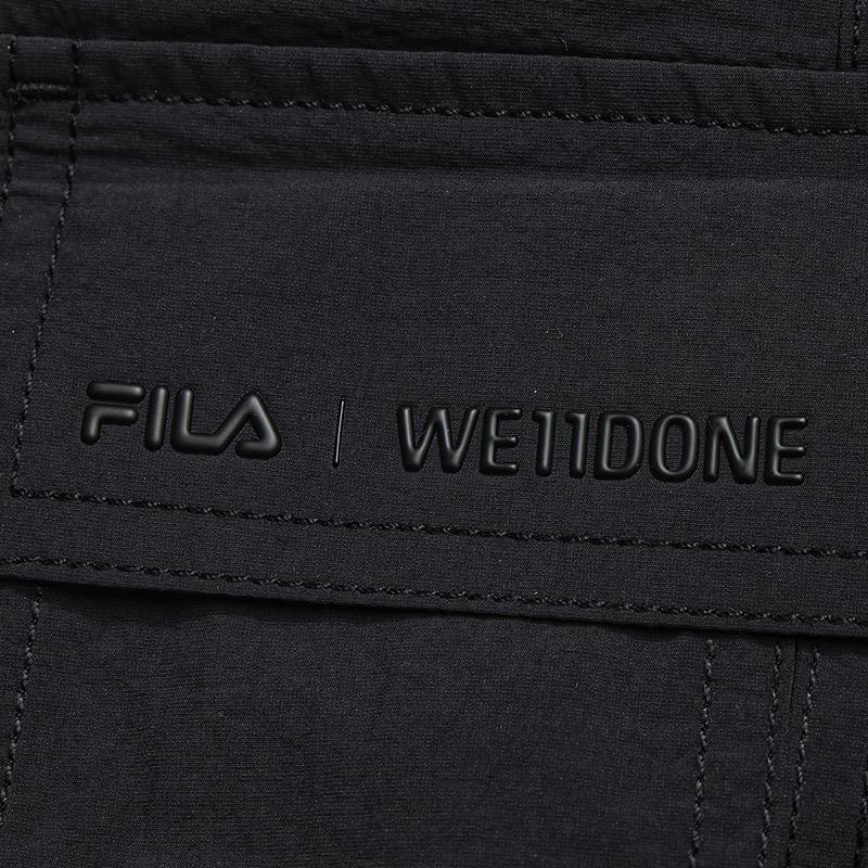 FILA X WE11DONE Minimalist Classic Retro Casual Comfortable Woven Cargo Skirt Women skirts F11W626305FBK