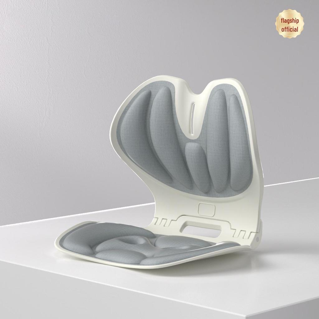 Children's Cartoon Foldable Lumbar Support Chair Cushion for Office and Posture Correction