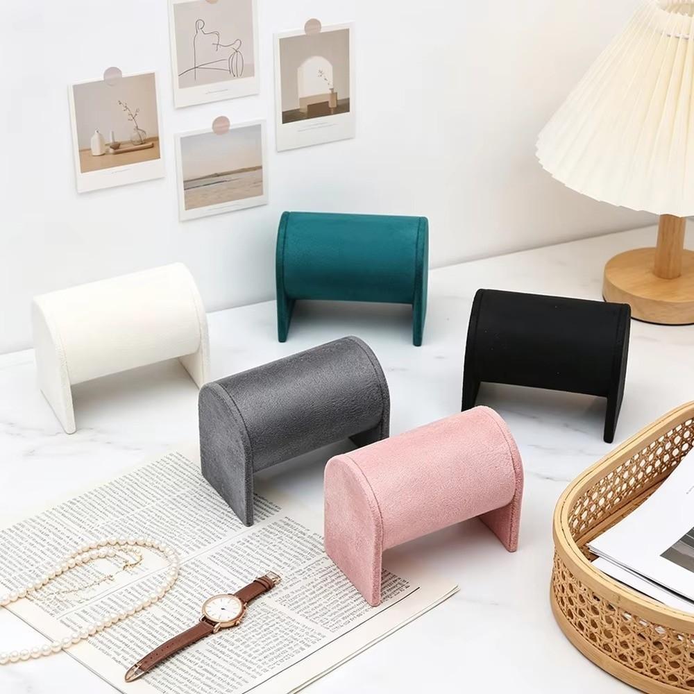 Small Pillow Shape Jewelry Display Stand Leather Headband Necklace Display Props  Accessory Storage