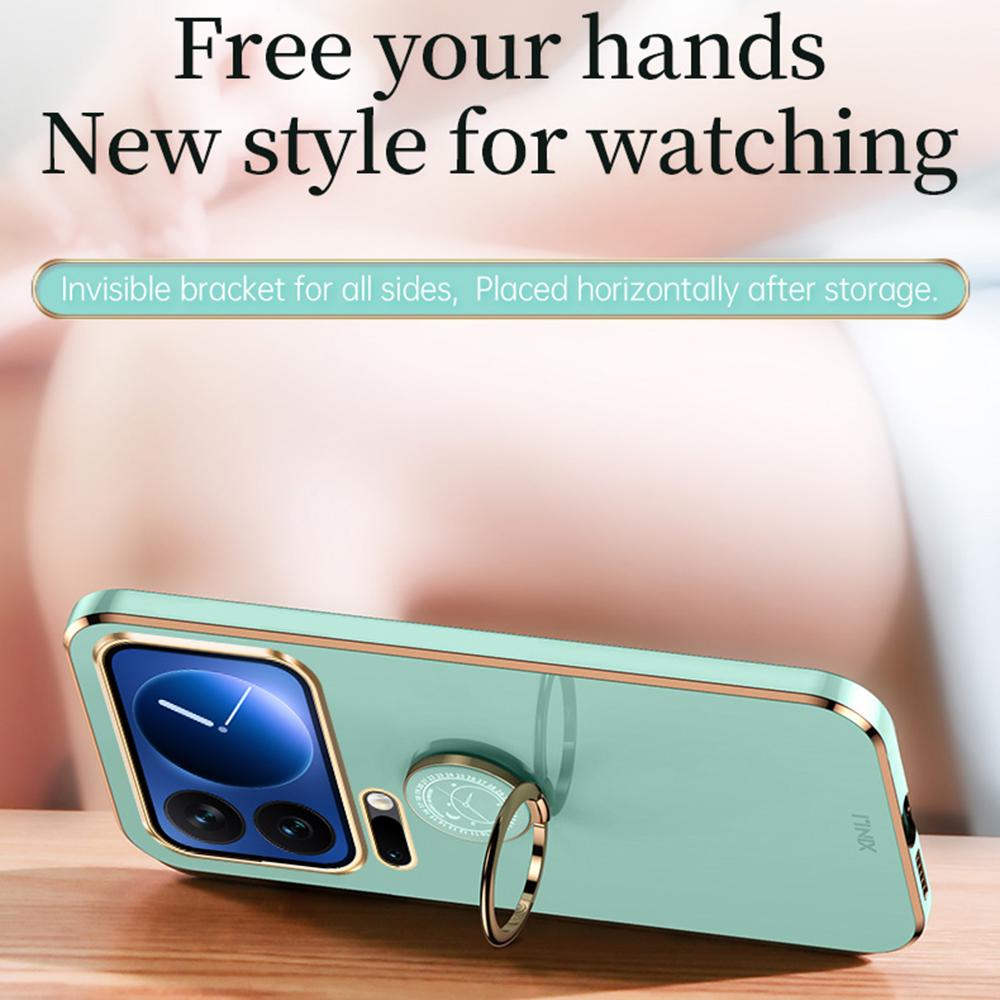 Bulk Purchasing XINLI For Xiaomi 17 Pro Case Ring Kickstand Electroplating TPU Phone Cover