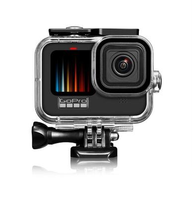 Boîtier Étanche pour GoPro Hero 9/10/11, Boîtier de Plongée 60M/197FT, Couvercle de Protection Sous-Marin, Coque de Plongée de Remplacement pour GoPro 9 10 11 Accessoires
