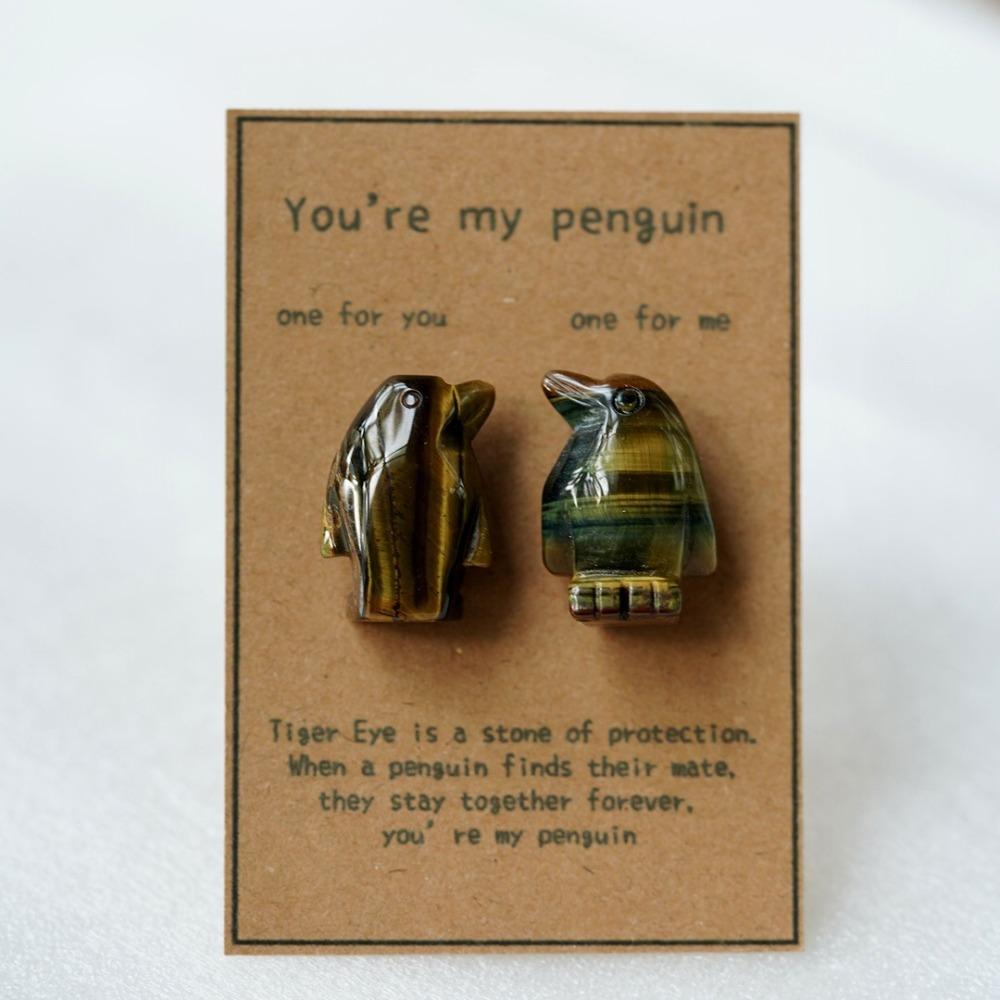 1 Paar Romantischer Stil Pinguin Geschenk Andenken Qualität Pinguinform Jubiläumsgeschenk Passendes Paar Andenken Für Ihn & Sie