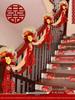Creative Wedding Decoration Set: Stair Handrail Flowers & Bride Room Arrangement
