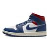 Sneakers da Donna Air Jordan 1 Mid French Blue Bianco Gym-Red Sail BQ6472-146