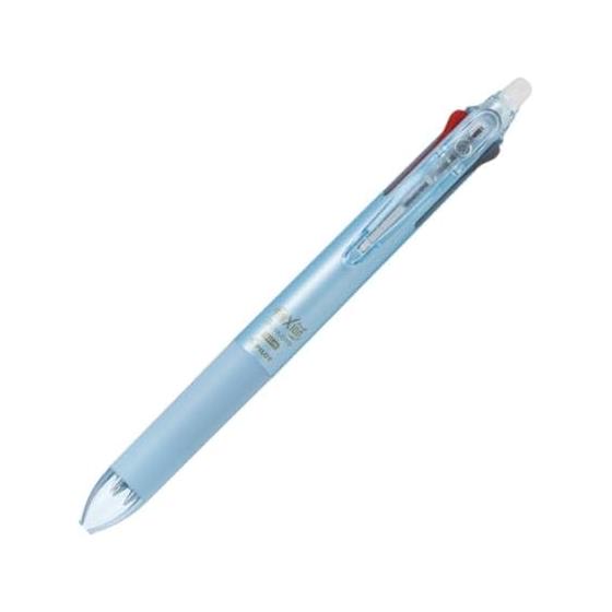 Pilot 3-color ballpoint pen that disappears when rubbed Frixion Ball 3 Slim 0.38 Pearl Blue LKFBS60UFPL