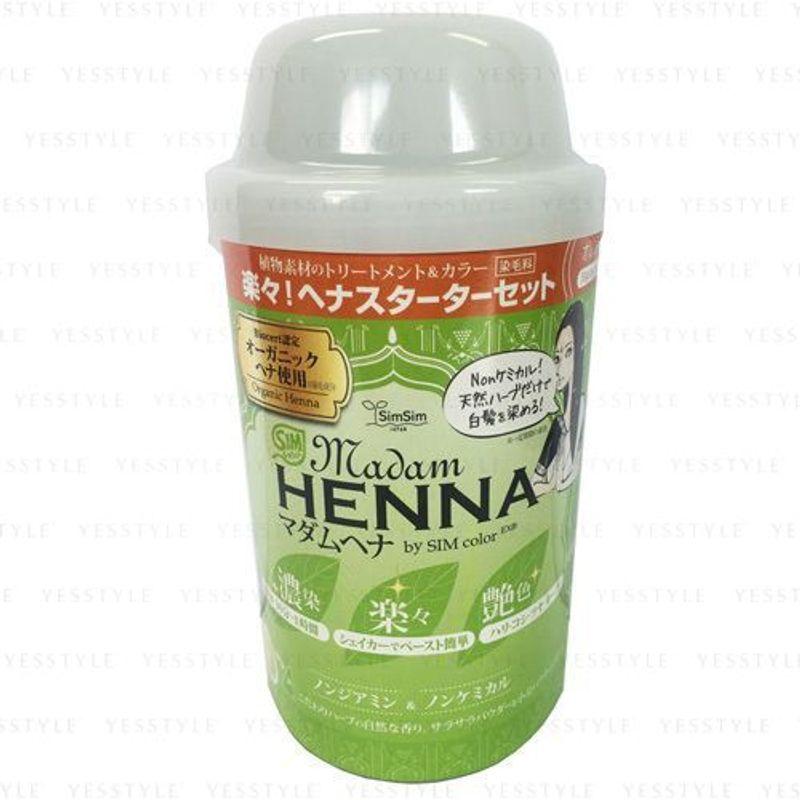 SimSim Japan - Madame Henna Herbal Treatment Color Shaker Set