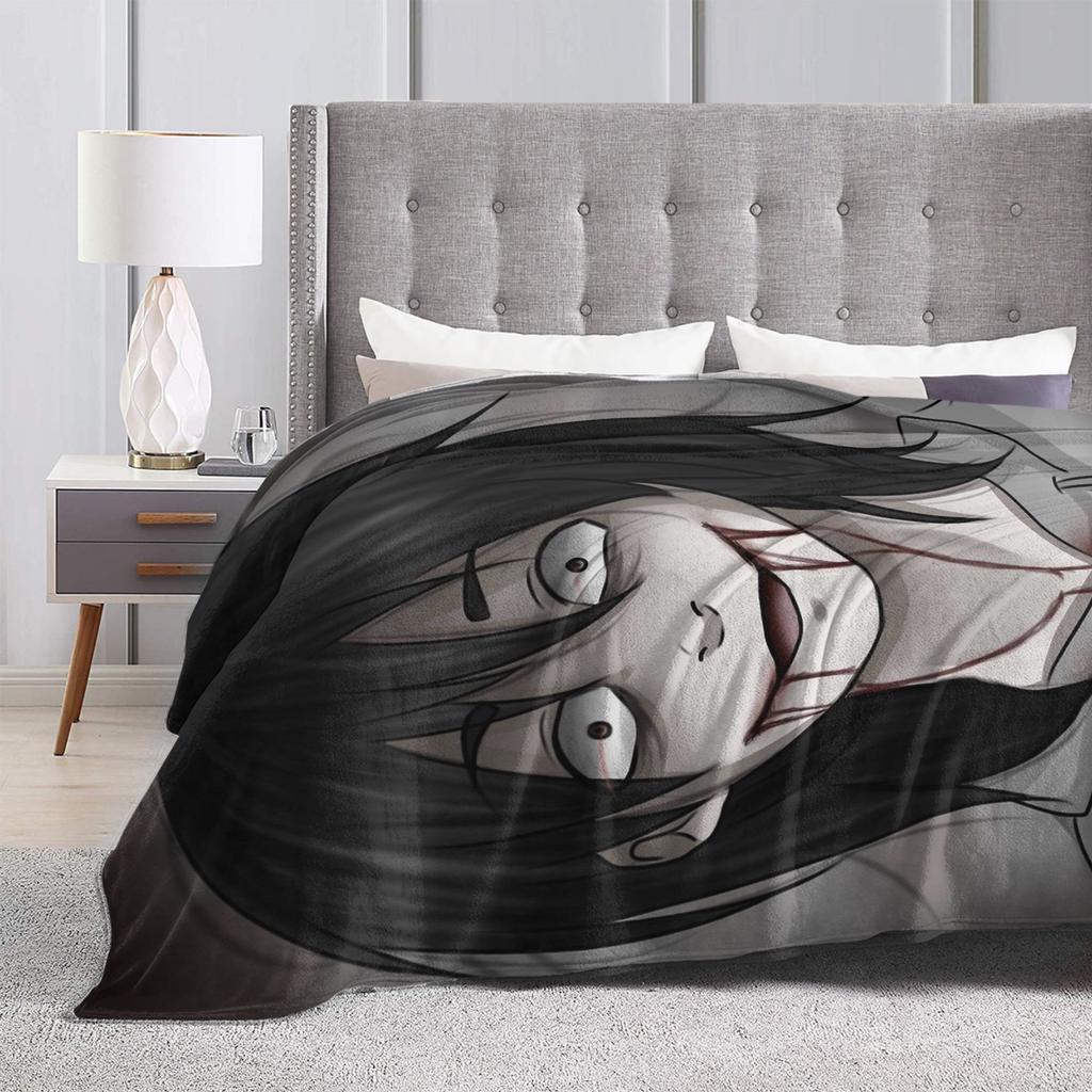Jeff the Killer Blankets Quality Warm Soft Bedding Throws Winter Airplane Travel Couch Chair Print Bedspread