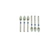 10 Pcs/set Dental Diamond Burs Drills Polishing Whitening Product Dental Burs for High Speed Handpiece FO-25