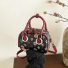 Borsa Boston Mini Stampata da Donna a Spalla e a Tracolla