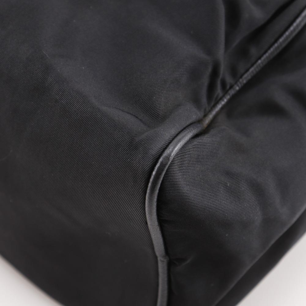 Prada Shoulder Bag Black Nylon Women Used