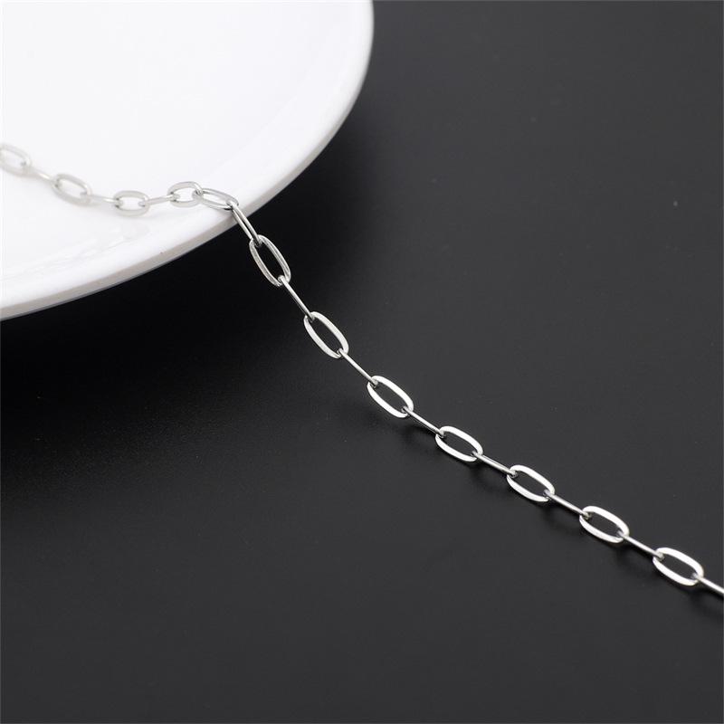 

Тонкая цепочка из нержавеющей стали 304 и титановой стали для украшений, брелока, рекламной доски или сумки